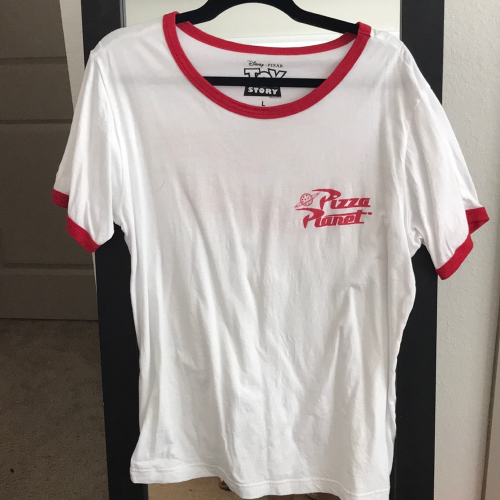 Pizza Planet ringer tee